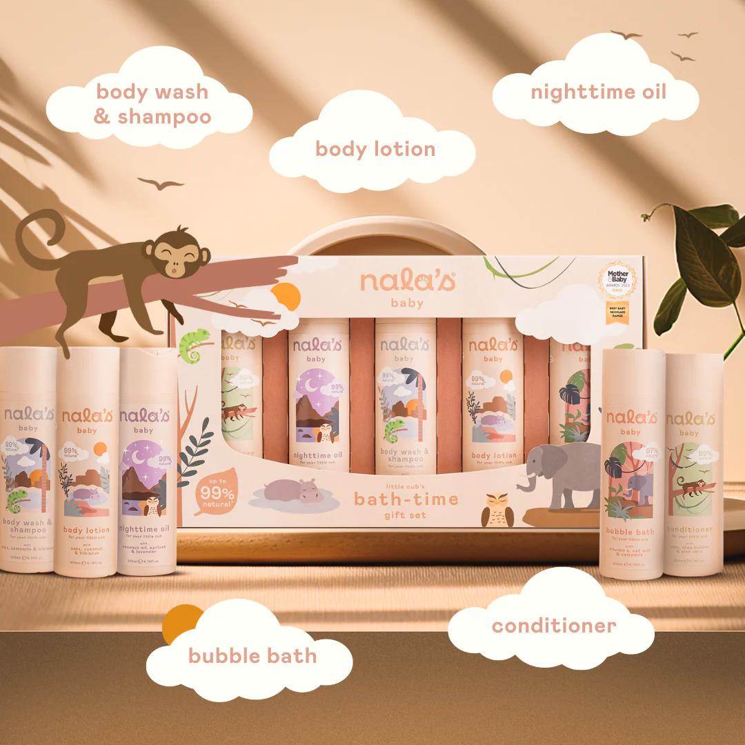 Nala's Baby Bath-time Gift Set - Image 3